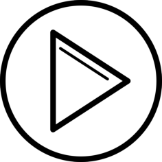 Play Round Button Outline Svg Vector, Free Vectors File